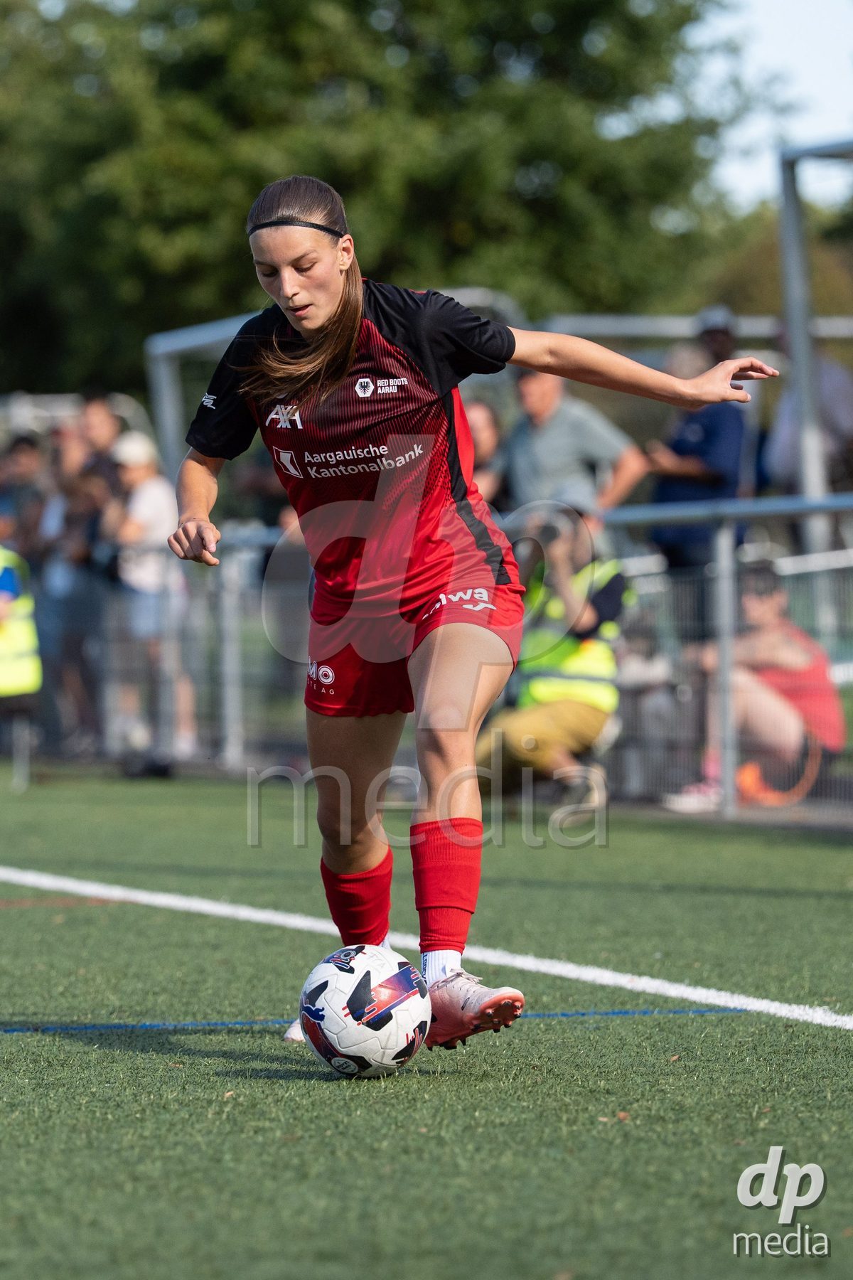 Switzerland: Womens Super League 2025/26, FC Aarau vs YB Frauen - Aarau, Aarau: Eriona Elezi (12 Aarau)