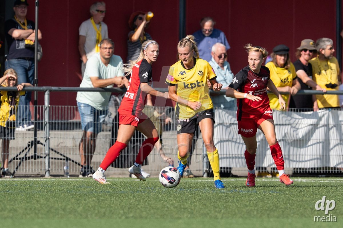 Switzerland: Womens Super League 2025/26, FC Aarau vs YB Frauen - Aarau, Aarau: Fabia Reinschmidt (13 Aarau)