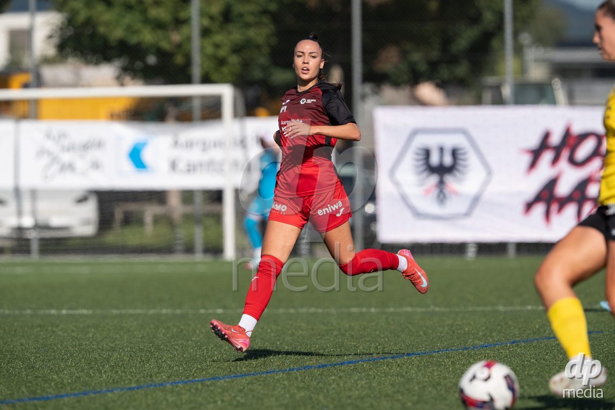 Switzerland: Womens Super League 2025/26, FC Aarau vs YB Frauen - Aarau, Aarau: Rita Filipa Do Sul (28 Aarau)