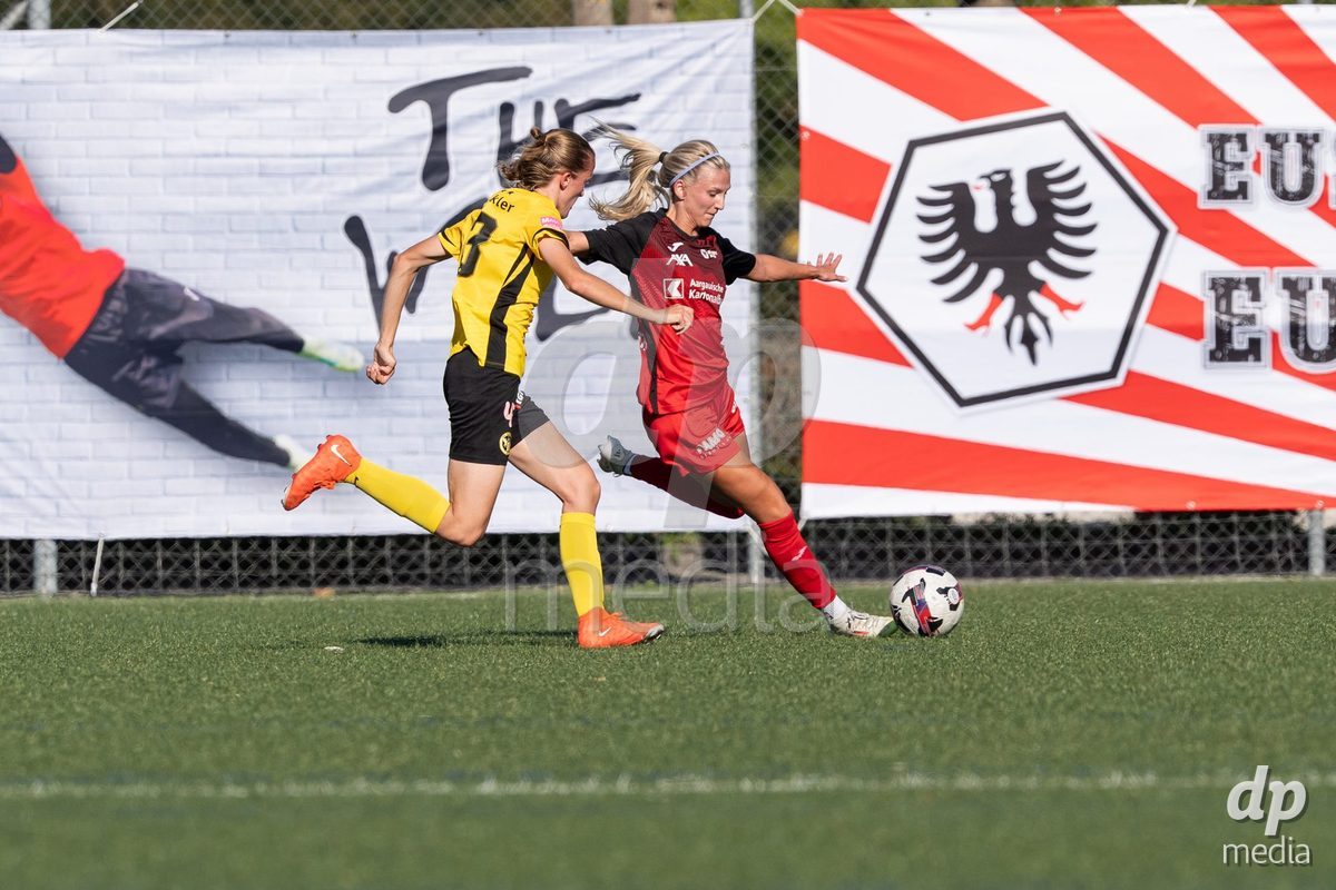 Switzerland: Womens Super League 2025/26, FC Aarau vs YB Frauen - Aarau, Aarau: Bergros Asgeirsdottir (6 Aarau)