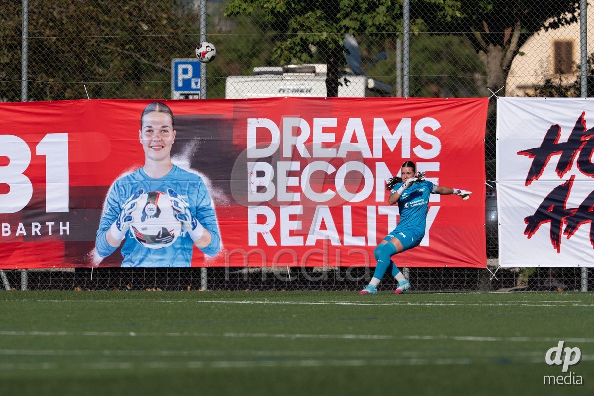 Switzerland: Womens Super League 2025/26, FC Aarau vs YB Frauen - Aarau, Aarau: Lorena Barth (1 Aarau)
