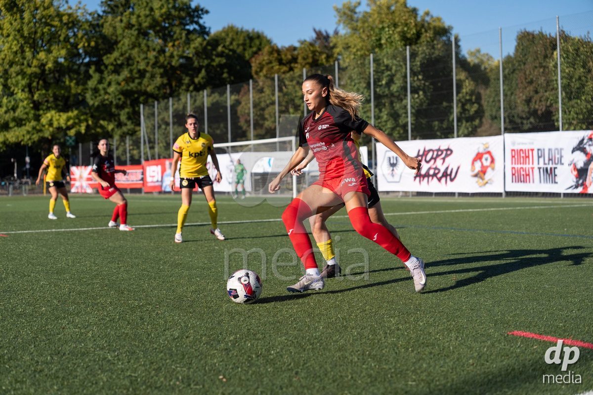 Switzerland: Womens Super League 2025/26, FC Aarau vs YB Frauen - Aarau, Aarau: Alketa Rama (9 Aarau)