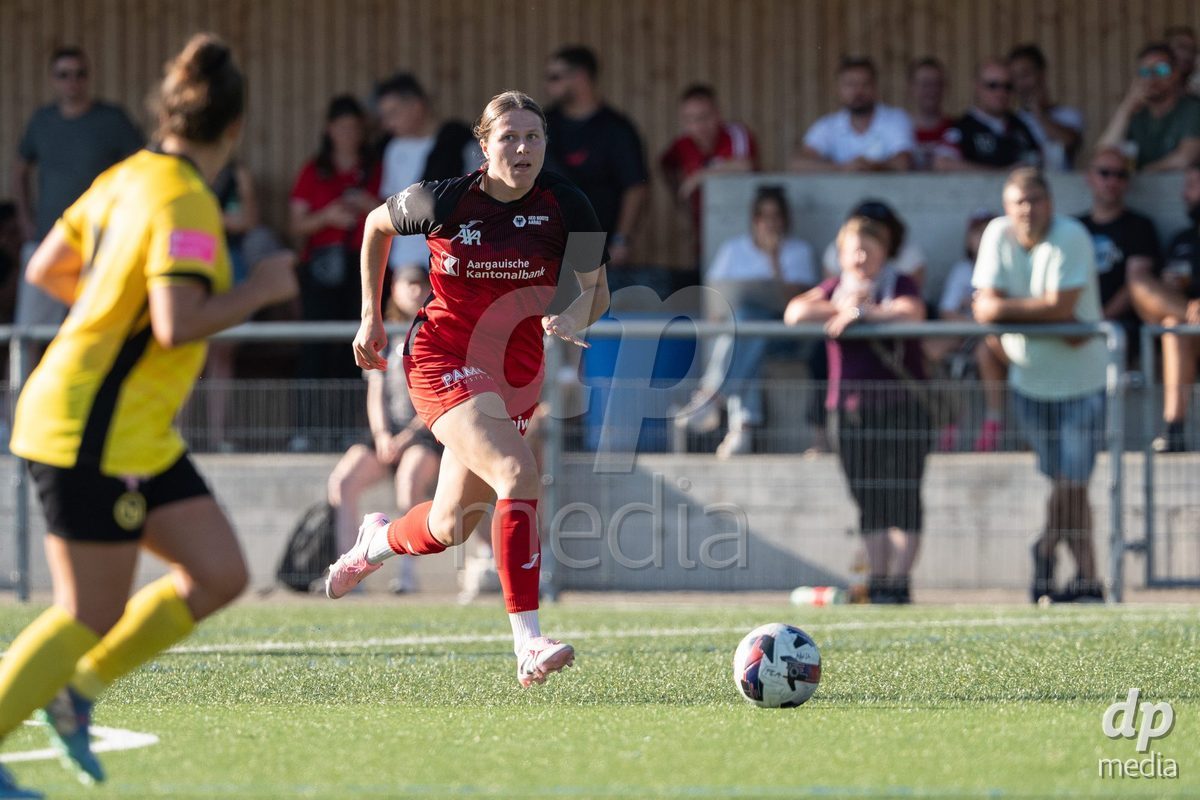 Switzerland: Womens Super League 2025/26, FC Aarau vs YB Frauen - Aarau, Aarau: Svenja von Felten (23 Aarau)
