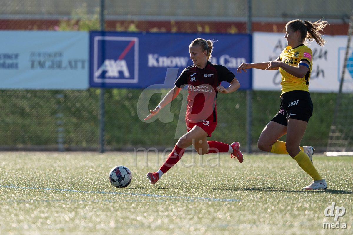 Switzerland: Womens Super League 2025/26, FC Aarau vs YB Frauen - Aarau, Aarau: Svenja von Felten (23 Aarau)