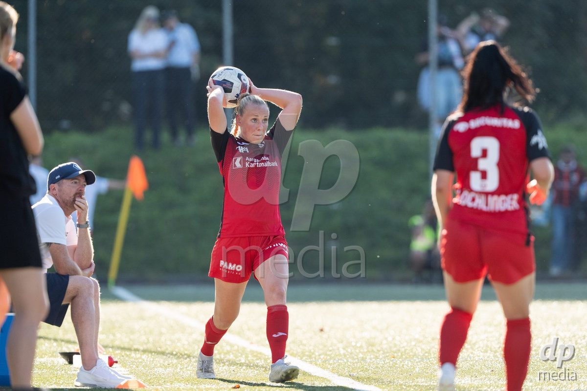 Switzerland: Womens Super League 2025/26, FC Aarau vs YB Frauen - Aarau, Aarau: Michelle Stierli (22 Aarau)