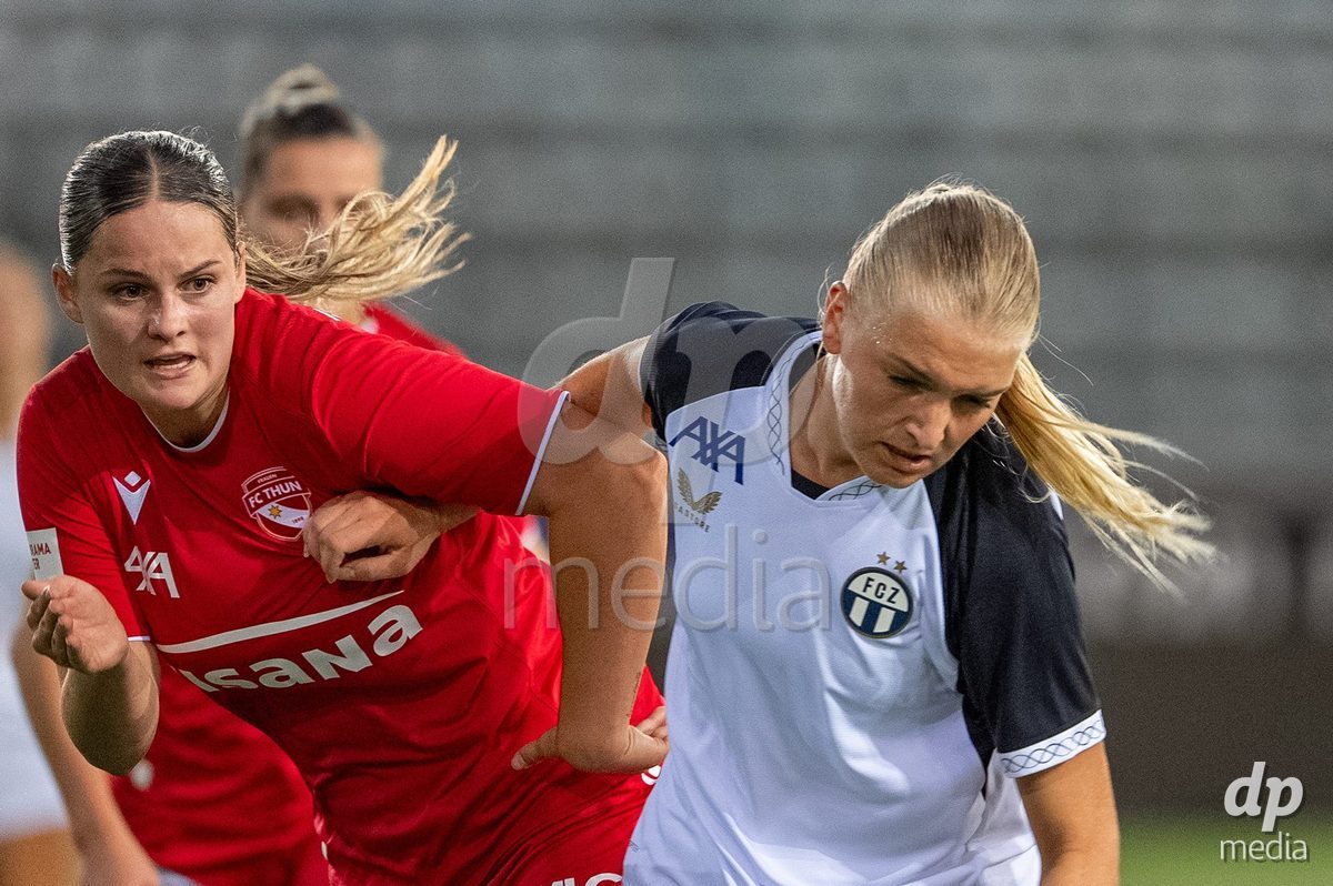 Switzerland: AXA Womens Super League 2025/26, FC Thun vs FC Zurich - Stockhorn Arena, Thun: <