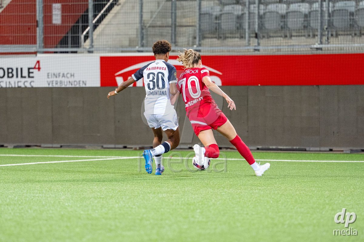 Switzerland: AXA Womens Super League 2025/26, FC Thun vs FC Zurich - Stockhorn Arena, Thun: