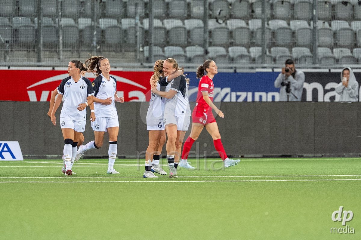 Switzerland: AXA Womens Super League 2025/26, FC Thun vs FC Zurich - Stockhorn Arena, Thun: