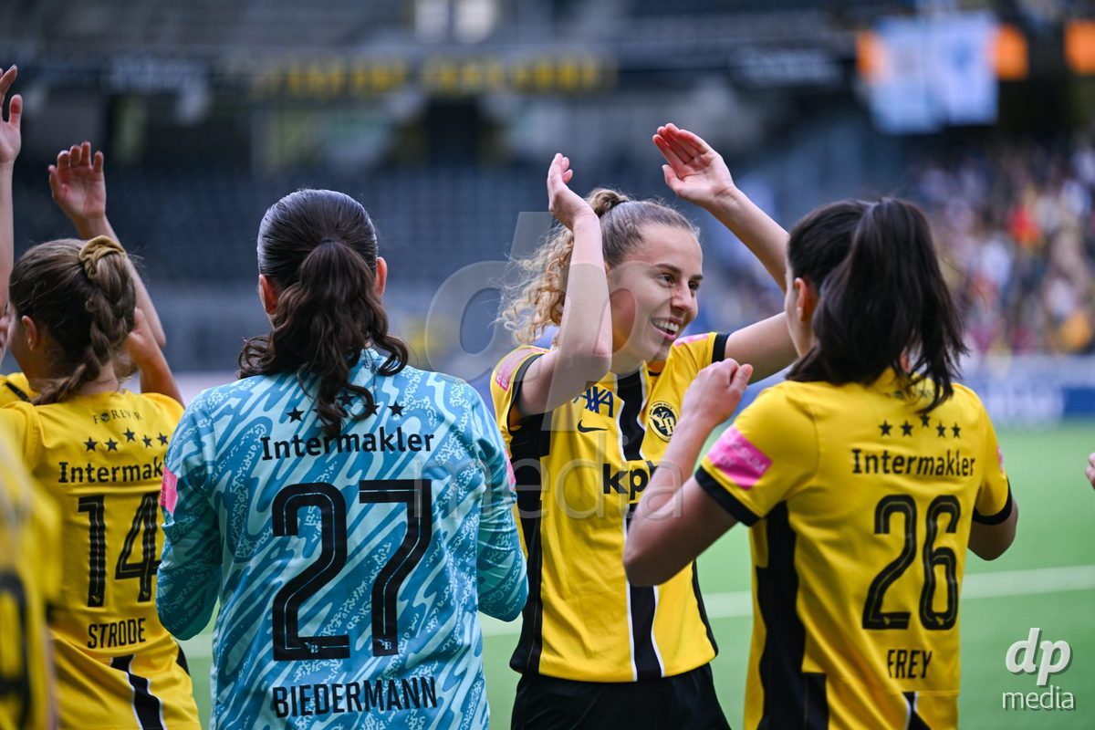 17/05/2025, Bern, Stadion Wankdorf, Women's Super League Final 2: BSC YB Frauen - GC Frauenfussball,  #15 Leana Zaugg (BSC YB Frauen)