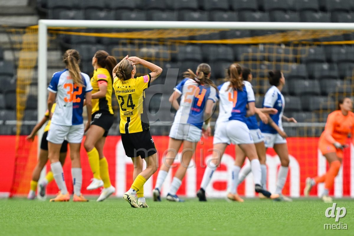 17/05/2025, Bern, Stadion Wankdorf, Women's Super League Final 2: BSC YB Frauen - GC Frauenfussball, #24 Lisa Josten (Young Boys) after not scoring