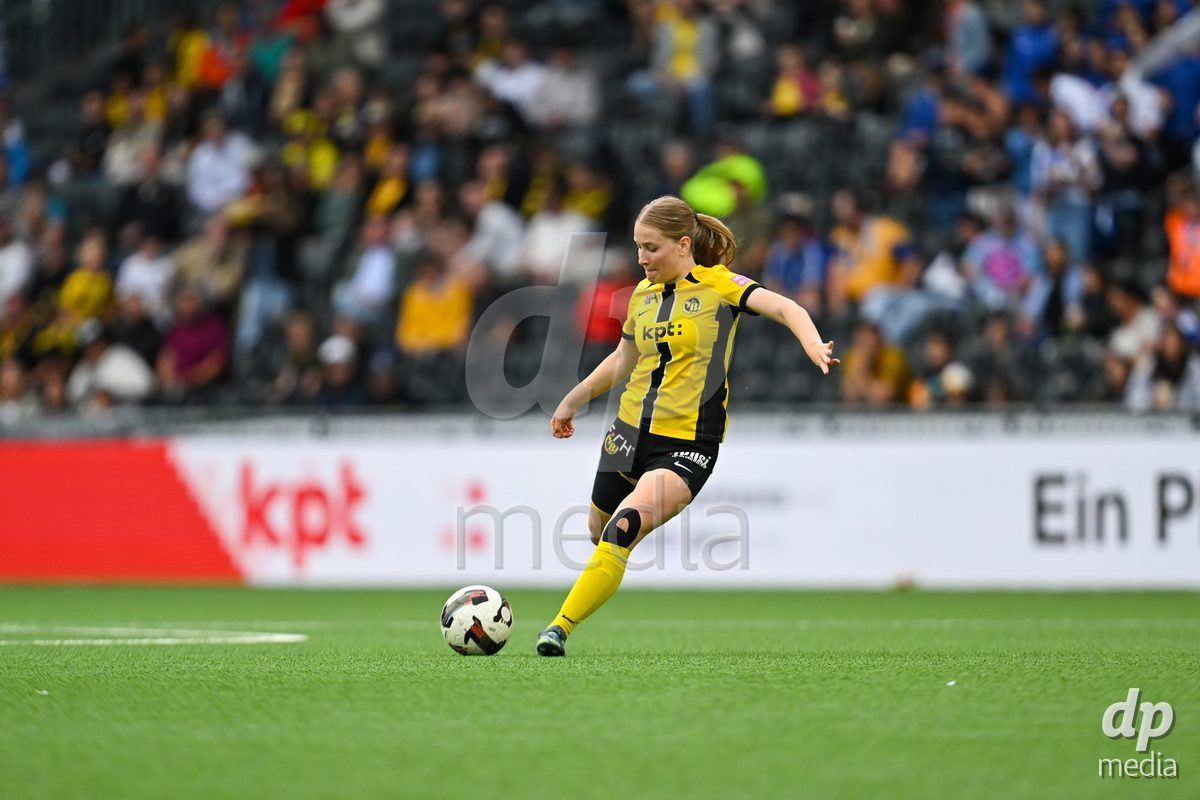 17/05/2025, Bern, Stadion Wankdorf, Women's Super League Final 2: BSC YB Frauen - GC Frauenfussball, #8 Noa Linn Munger (Young Boys)