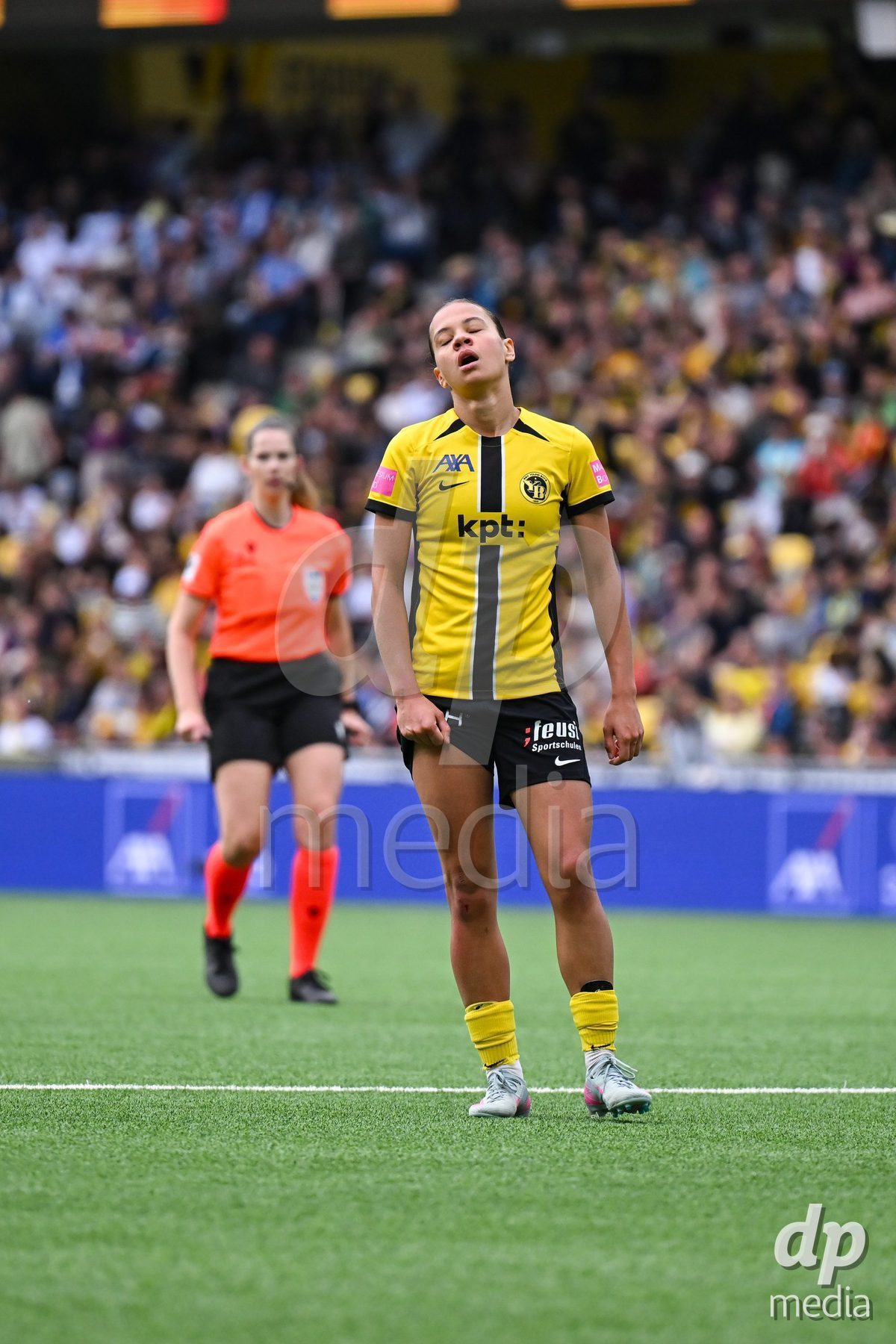 17/05/2025, Bern, Stadion Wankdorf, Women's Super League Final 2: BSC YB Frauen - GC Frauenfussball,  #10 Iman Beney (BSC YB Frauen) after not scoring