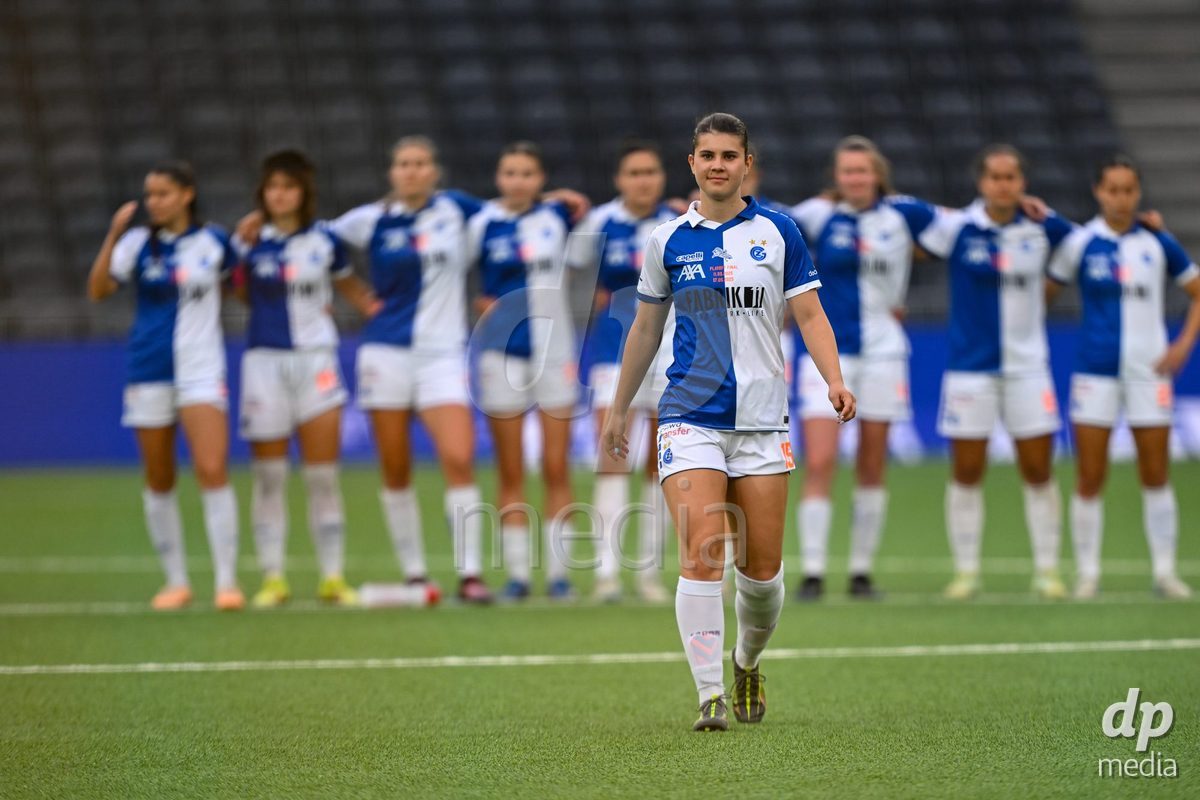 17/05/2025, Bern, Stadion Wankdorf, Women's Super League Final 2: BSC YB Frauen - GC Frauenfussball,  #15 Noemi Ivelj (Grasshopper Club Zurich) before her penalty
