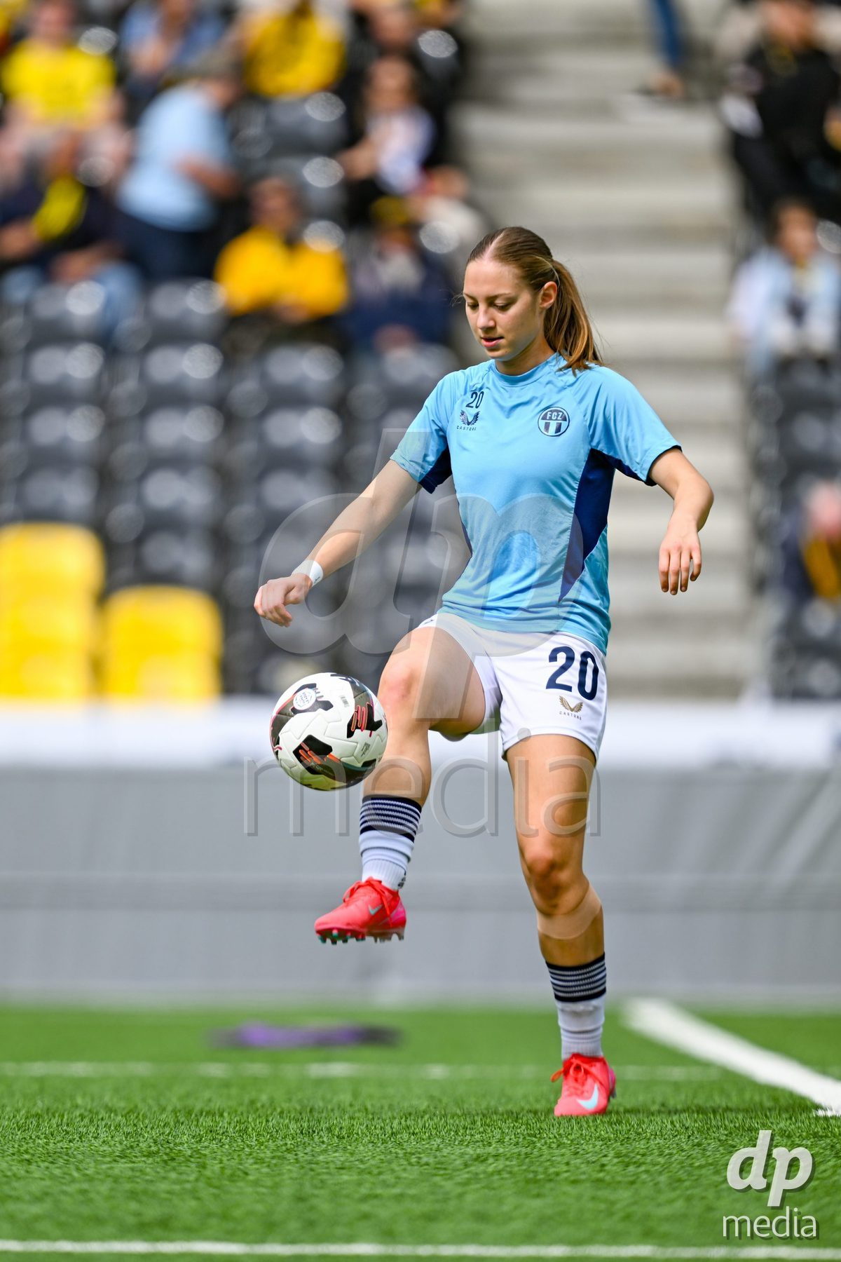 Martina Cavar (20 Zurich) before the Axa Womens Super League Football game between BSC Young Boys Frauen and FC Zürich Frauen at Wankdorf Stadium in Bern, Switzerland.