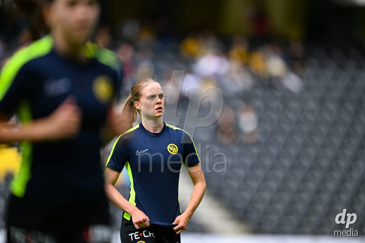 during the Axa Womens Super League Football game between BSC Young Boys Frauen and FC Zürich Frauen at Wankdorf Stadium in Bern, Switzerland.
