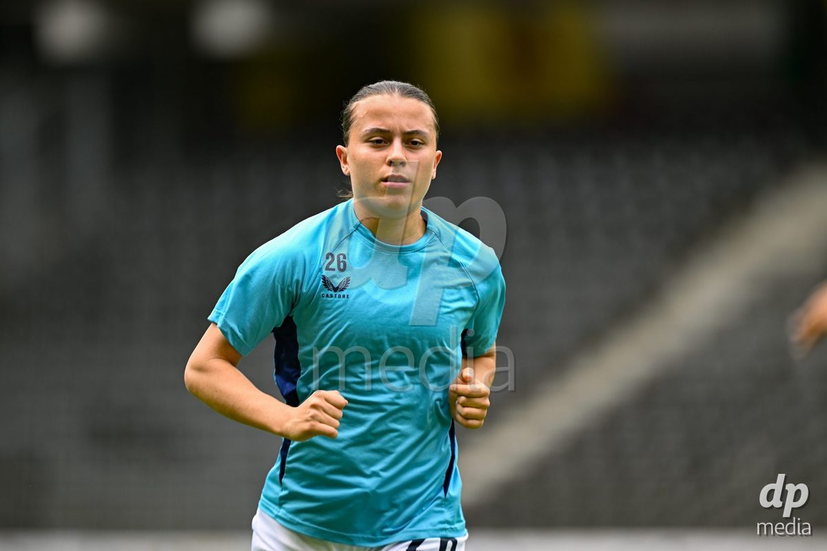 Sanja Kovacevic (26 Zurich) before the Axa Womens Super League Football game between BSC Young Boys Frauen and FC Zürich Frauen at Wankdorf Stadium in Bern, Switzerland.