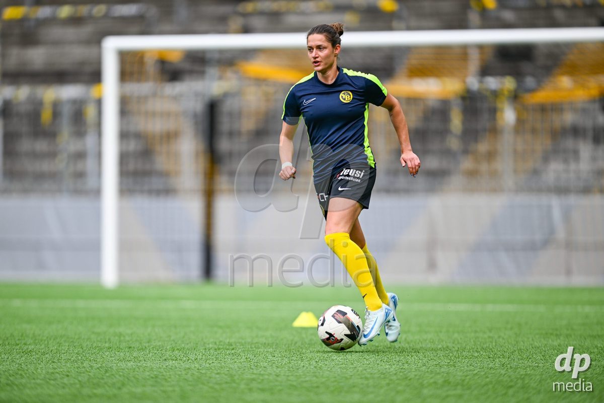 Wibke Meister (18 Young Boys) before the Axa Womens Super League Football game between BSC Young Boys Frauen and FC Zürich Frauen at Wankdorf Stadium in Bern, Switzerland.
