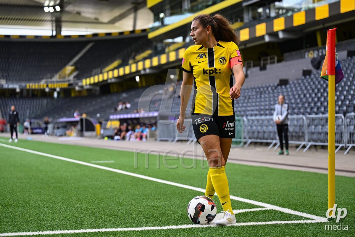 Stephanie Waeber (Young Boys) during the Axa Womens Super League Football game between BSC Young Boys Frauen and FC Zürich Frauen at Wankdorf Stadium in Bern, Switzerland.