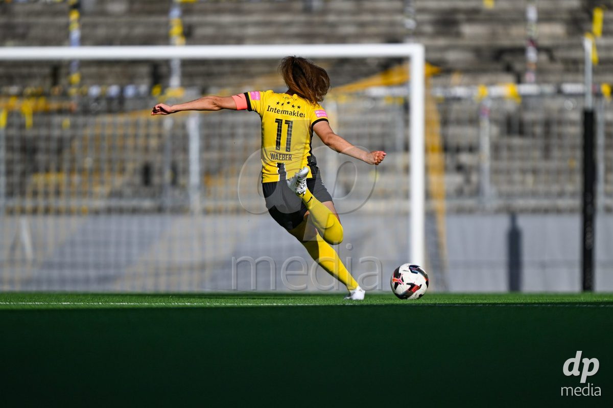 Stephanie Waeber (Young Boys) during the Axa Womens Super League Football game between BSC Young Boys Frauen and FC Zürich Frauen at Wankdorf Stadium in Bern, Switzerland.