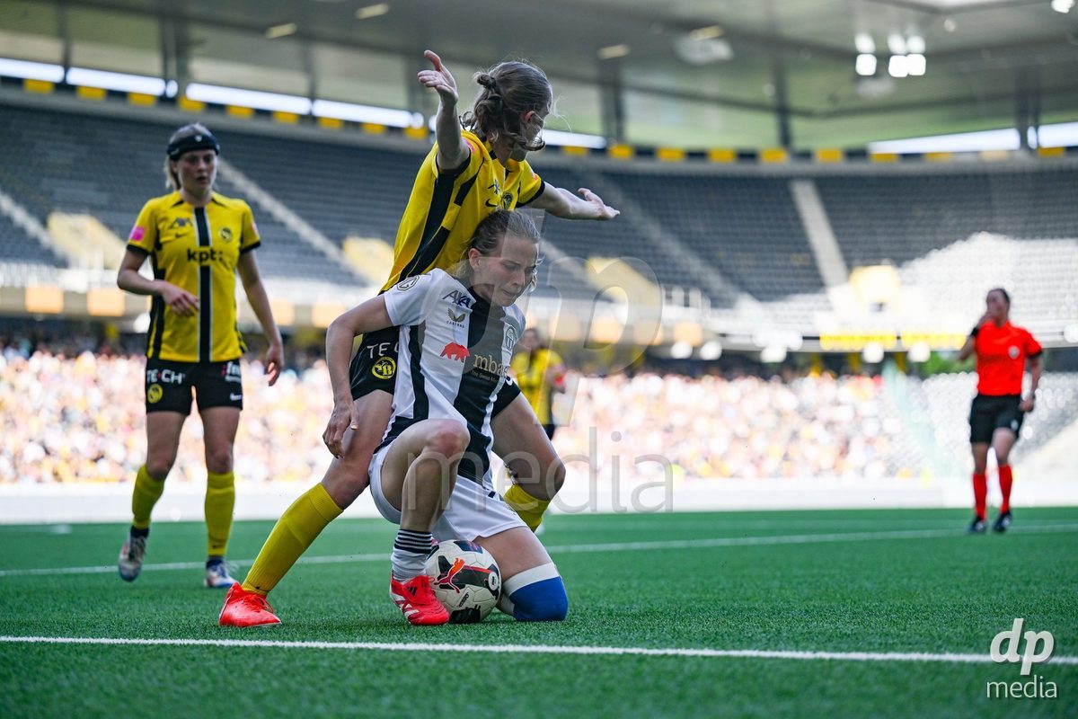 during the Axa Womens Super League Football game between BSC Young Boys Frauen and FC Zürich Frauen at Wankdorf Stadium in Bern, Switzerland.