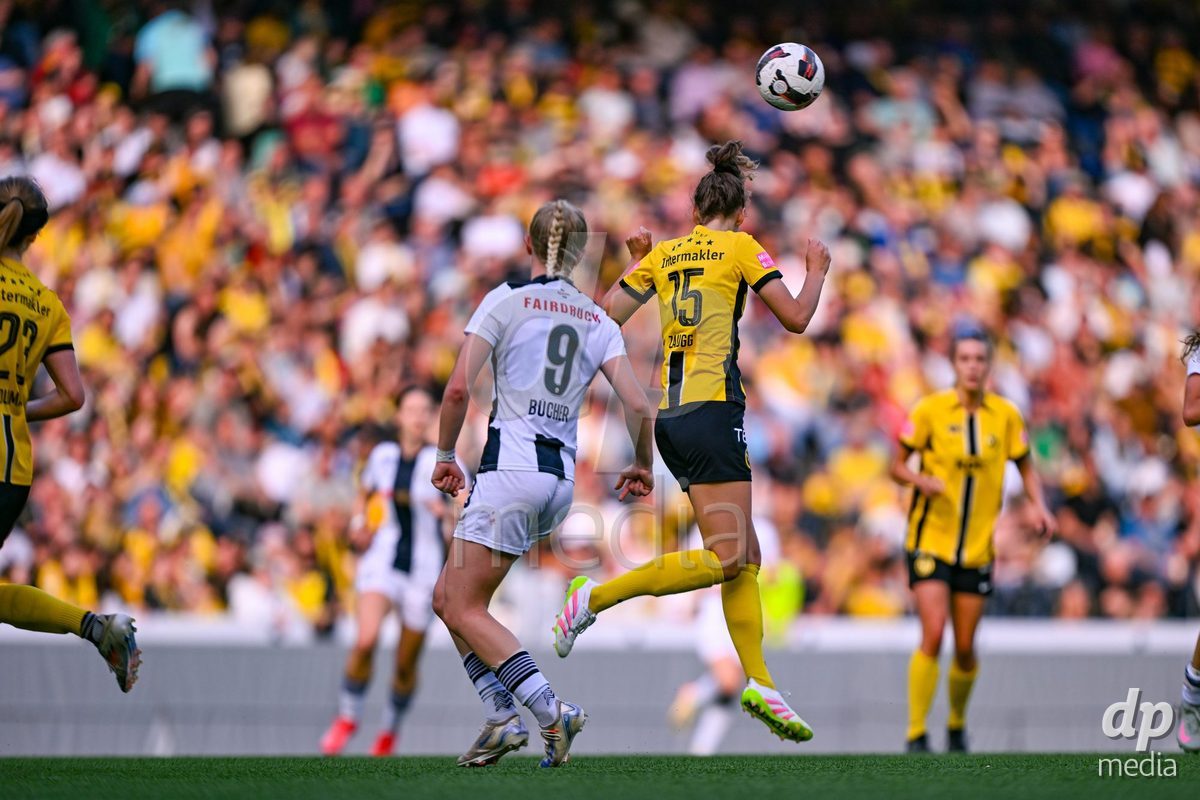 Leana Zaugg (15 Young Boys) during the Axa Womens Super League Football game between BSC Young Boys Frauen and FC Zürich Frauen at Wankdorf Stadium in Bern, Switzerland.