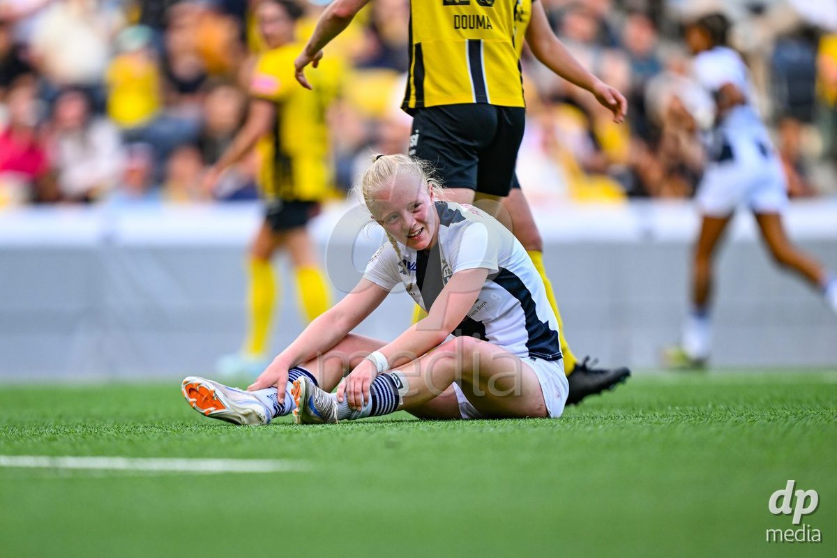 Chiara Bucher (9 Zurich) after the Axa Womens Super League Football game between BSC Young Boys Frauen and FC Zürich Frauen at Wankdorf Stadium in Bern, Switzerland.