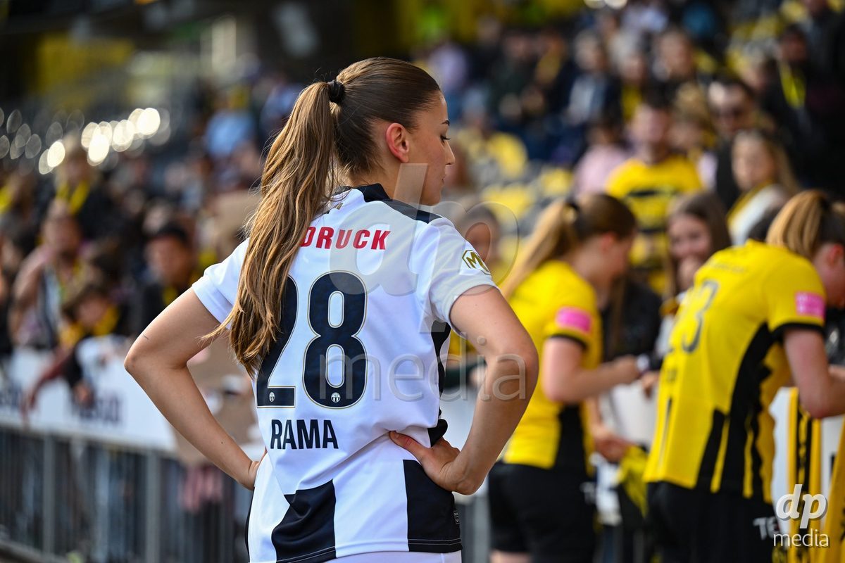 Alketa Rama (28 Zurich) after loosing the the Axa Womens Super League Football semifinal between BSC Young Boys Frauen and FC Zürich Frauen at Wankdorf Stadium in Bern, Switzerland.
