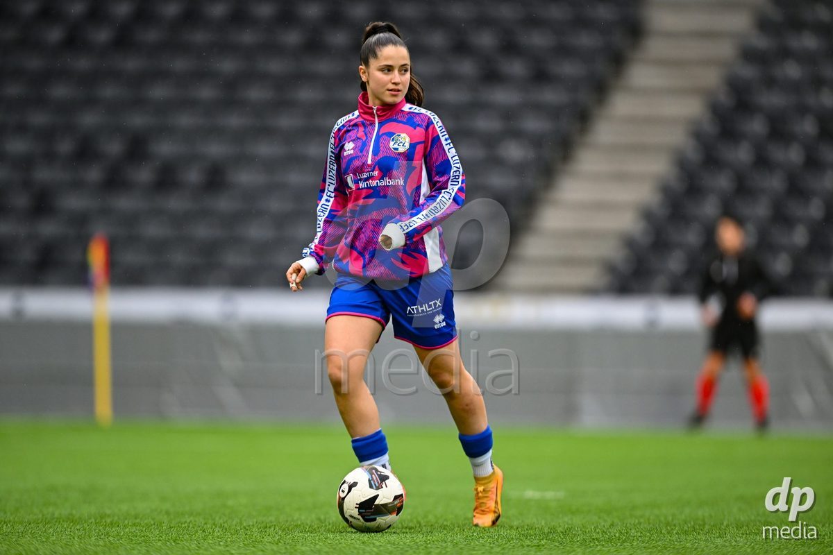17.04.2025, Bern, Stadion Wankdorf, Women's Super League Quarterfinal 2: BSC YB Frauen - FC Luzern, #29 Rilana Ueltschi (Luzern)