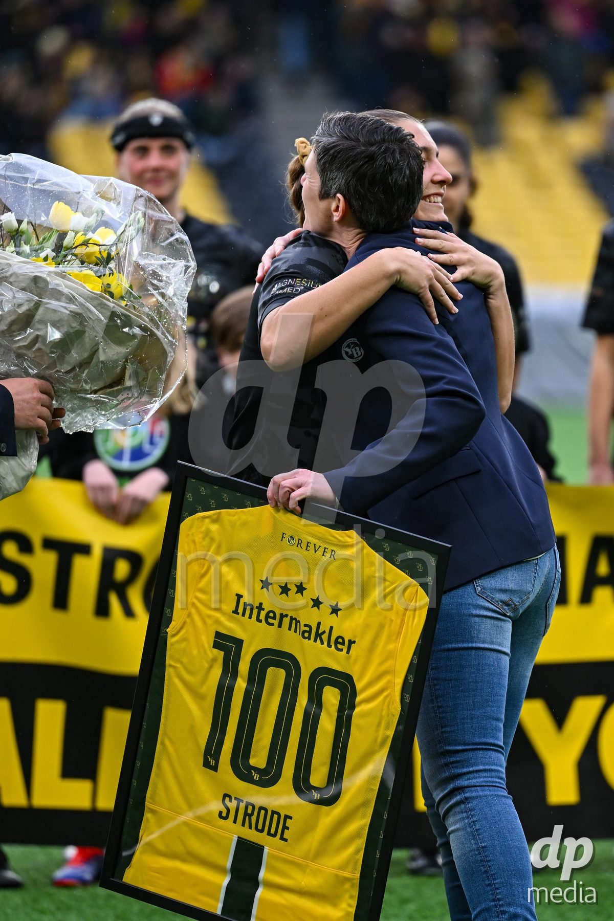 17.04.2025, Bern, Stadion Wankdorf, Women's Super League Quarterfinal 2: BSC YB Frauen - FC Luzern,  #14 Courtney Strode (BSC YB Frauen)