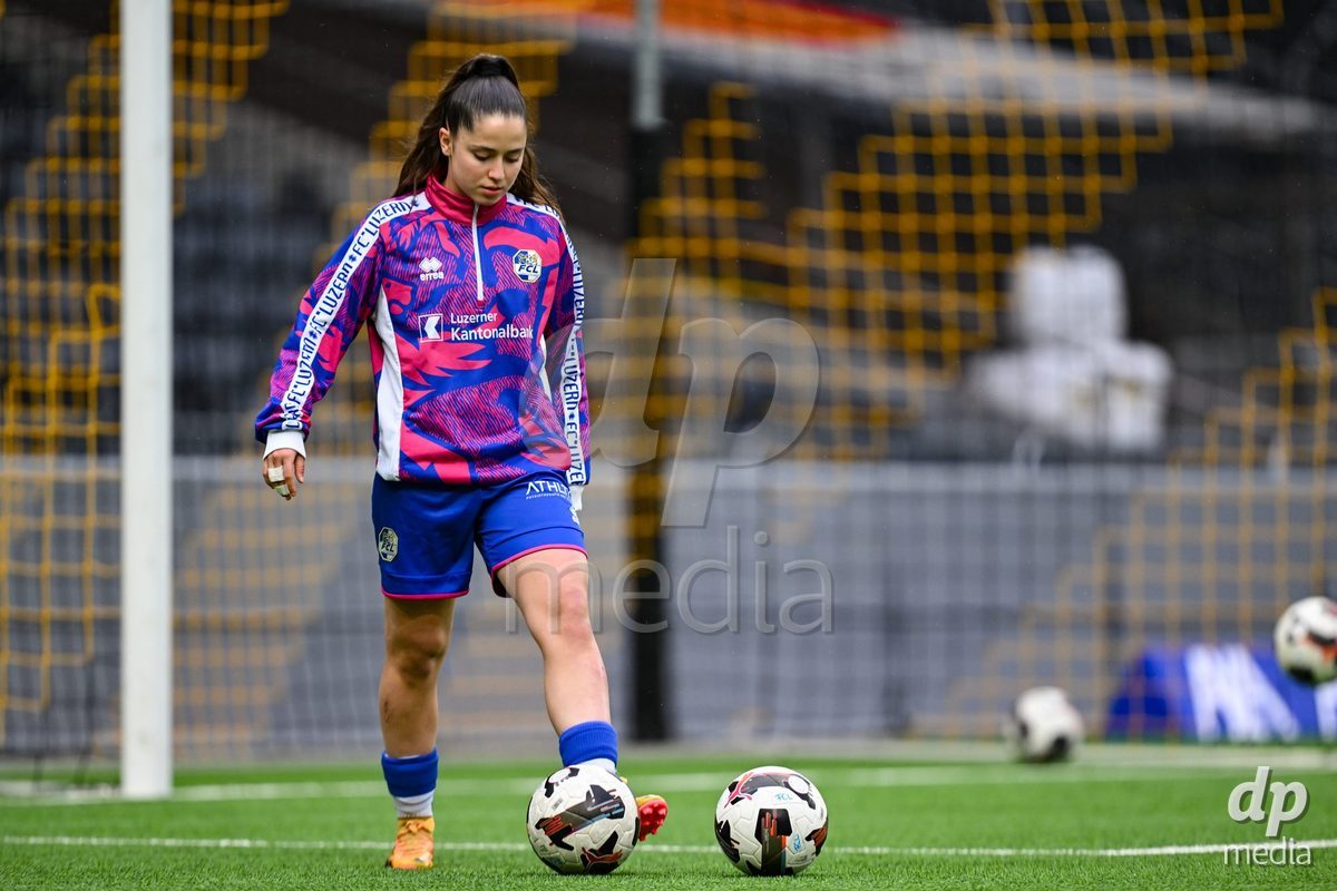 17.04.2025, Bern, Stadion Wankdorf, Women's Super League Quarterfinal 2: BSC YB Frauen - FC Luzern, #29 Rilana Ueltschi (Luzern)
