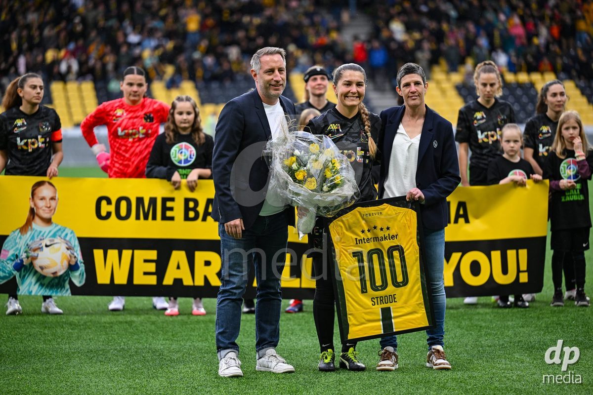 17.04.2025, Bern, Stadion Wankdorf, Women's Super League Quarterfinal 2: BSC YB Frauen - FC Luzern,  #14 Courtney Strode (BSC YB Frauen)