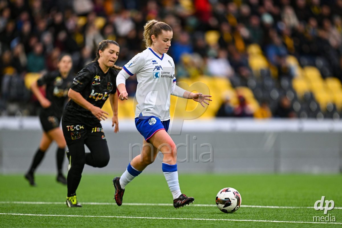17.04.2025, Bern, Stadion Wankdorf, Women's Super League Quarterfinal 2: BSC YB Frauen - FC Luzern,  #5 Caterina Tramezzani (FC Luzern)