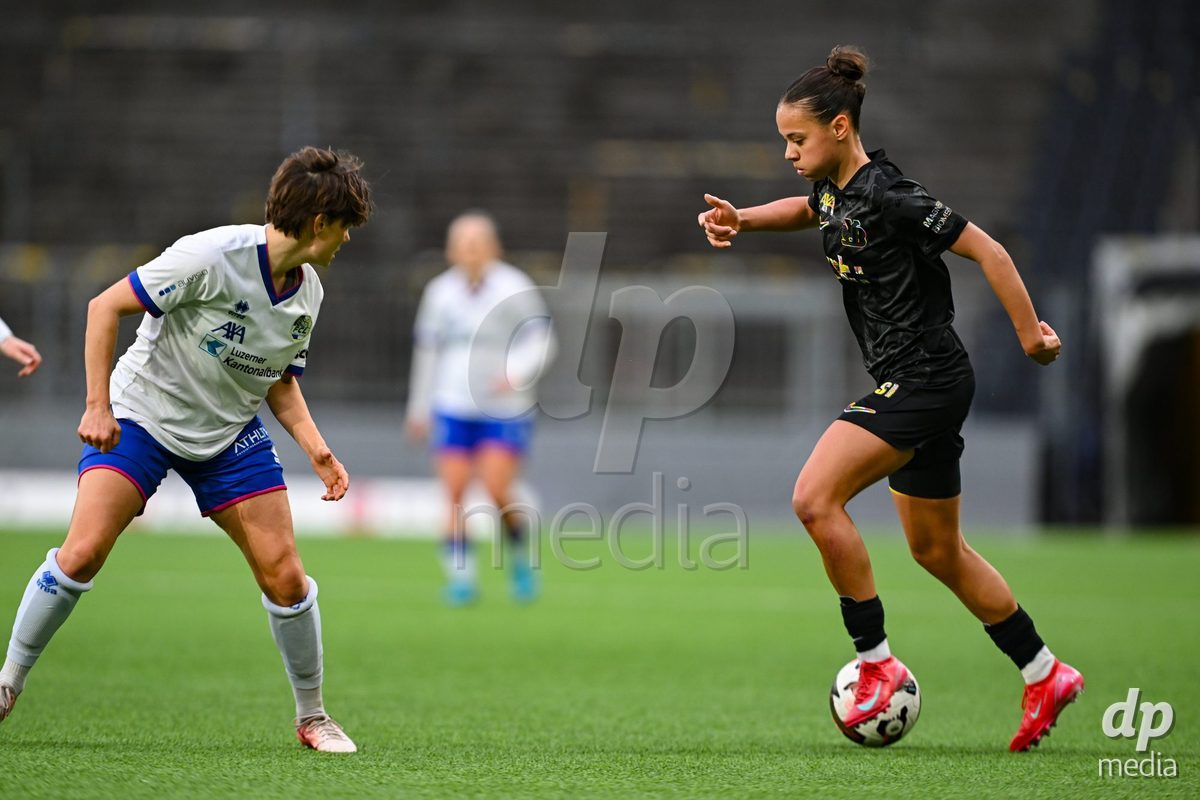 17.04.2025, Bern, Stadion Wankdorf, Women's Super League Quarterfinal 2: BSC YB Frauen - FC Luzern,  #10 Iman Beney (BSC YB Frauen)