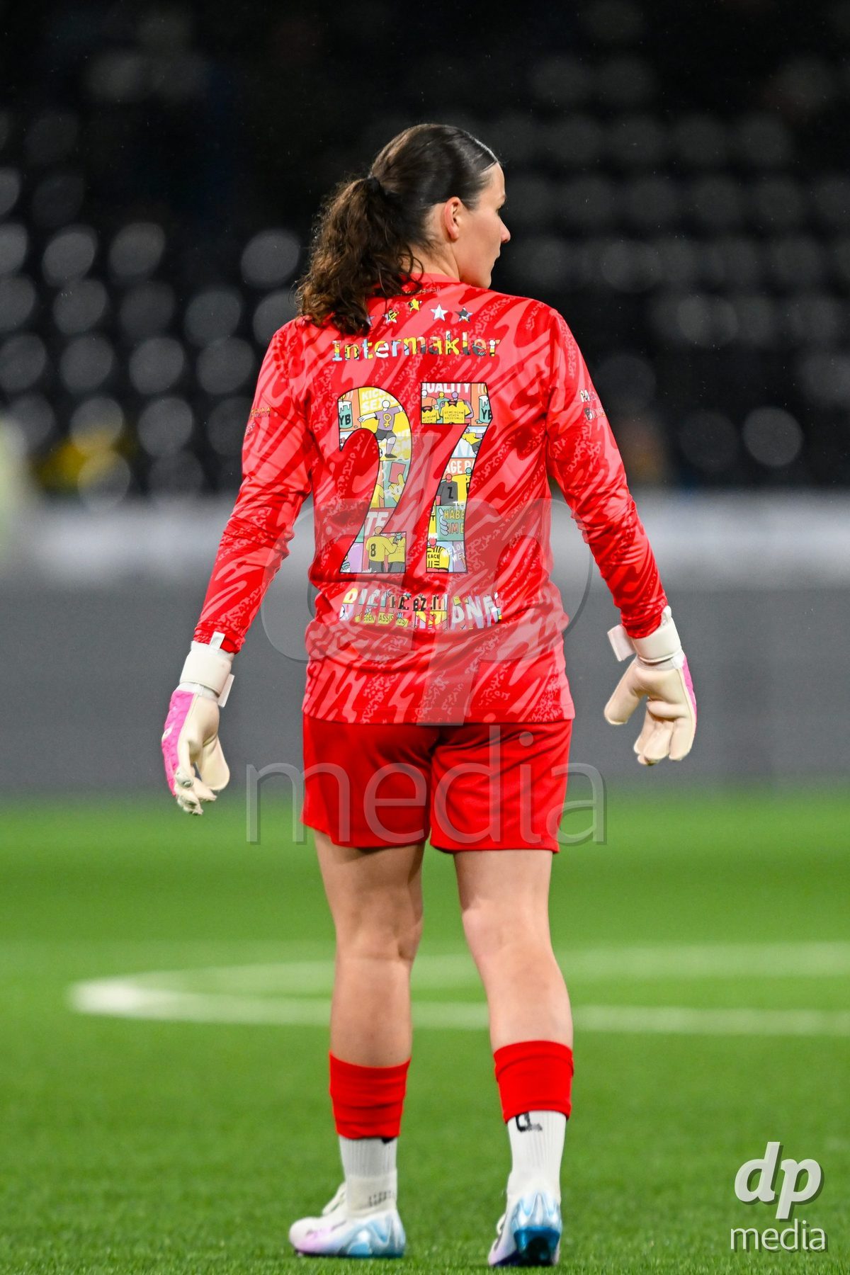 17.04.2025, Bern, Stadion Wankdorf, Women's Super League Quarterfinal 2: BSC YB Frauen - FC Luzern, #27 Tamara Biedermann (Young Boys)