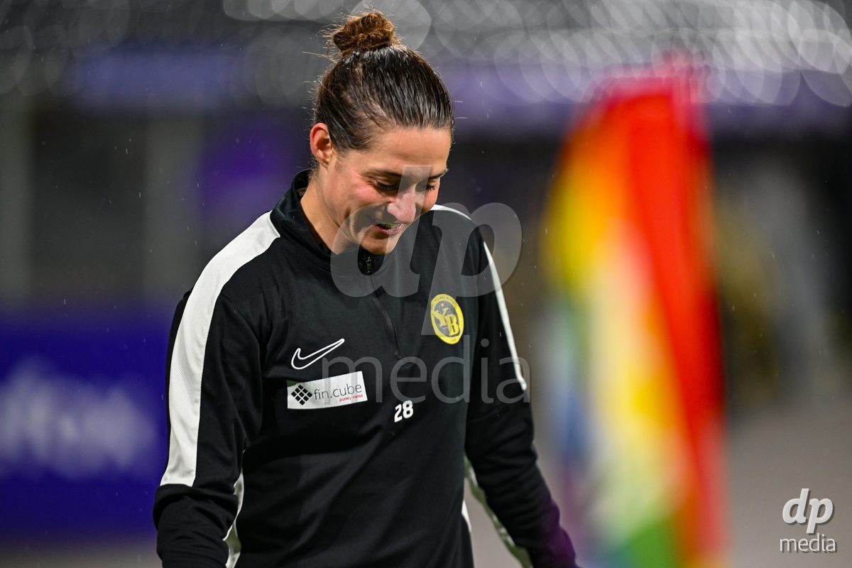 17.04.2025, Bern, Stadion Wankdorf, Women's Super League Quarterfinal 2: BSC YB Frauen - FC Luzern,  #18 Wibke Meister (BSC YB Frauen)
