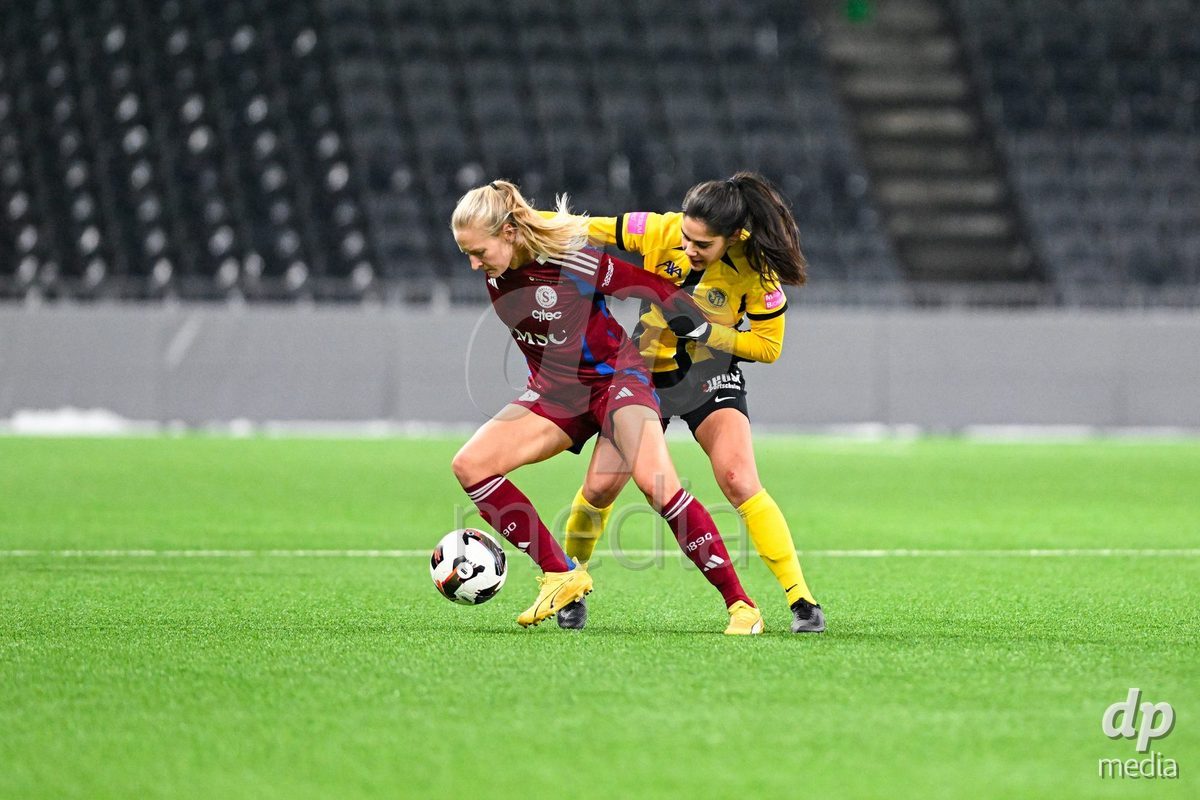 23.11.2024, Bern, Stadion Wankdorf, Women's Super League: BSC YB Frauen - Servette FC Chênois Féminin,