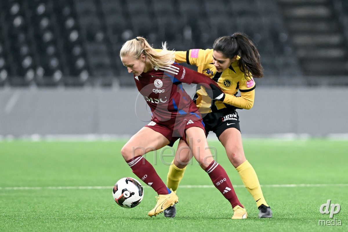 23.11.2024, Bern, Stadion Wankdorf, Women's Super League: BSC YB Frauen - Servette FC Chênois Féminin,