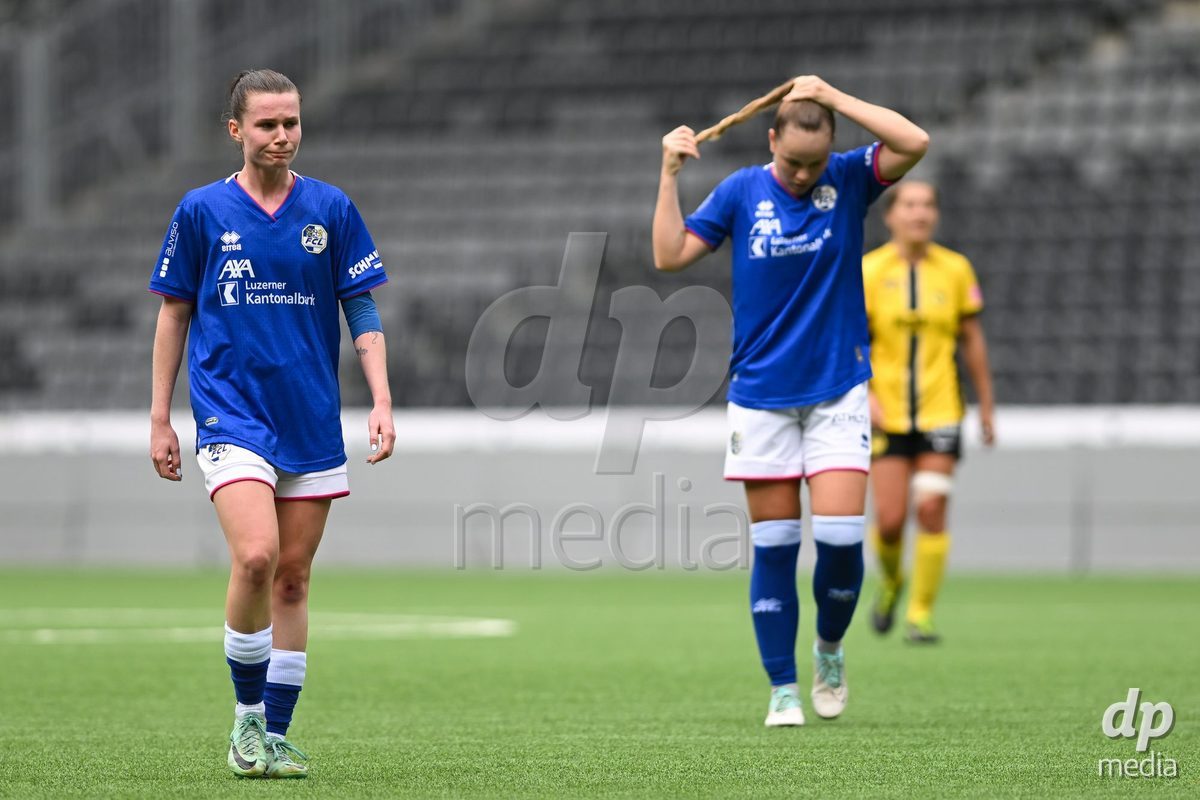29/09/2024, Bern, Stadion Wankdorf, Women's Super League: BSC YB Frauen - FC Luzern,  #31 Michelle Sager (FC Luzern) looks dejected and disappointed