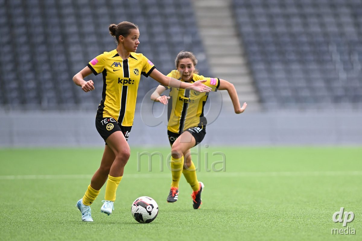 29/09/2024, Bern, Stadion Wankdorf, Women's Super League: BSC YB Frauen - FC Luzern,  #23 Iman Beney (BSC YB Frauen) gestures