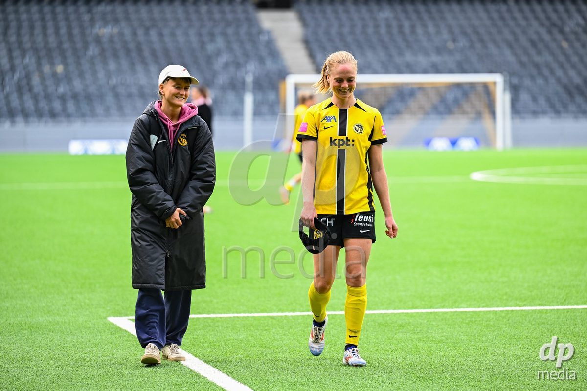 29/09/2024, Bern, Stadion Wankdorf, Women's Super League: BSC YB Frauen - FC Luzern,  #- Wielle Douma (BSC YB Frauen, right)