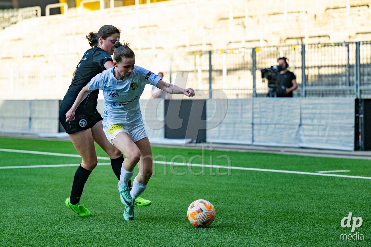 13.04.2024, Bern, Stadion Wankdorf, Women's Super League: BSC YB Frauen - FC Luzern,  #31 Michelle Sager (FC Luzern)
