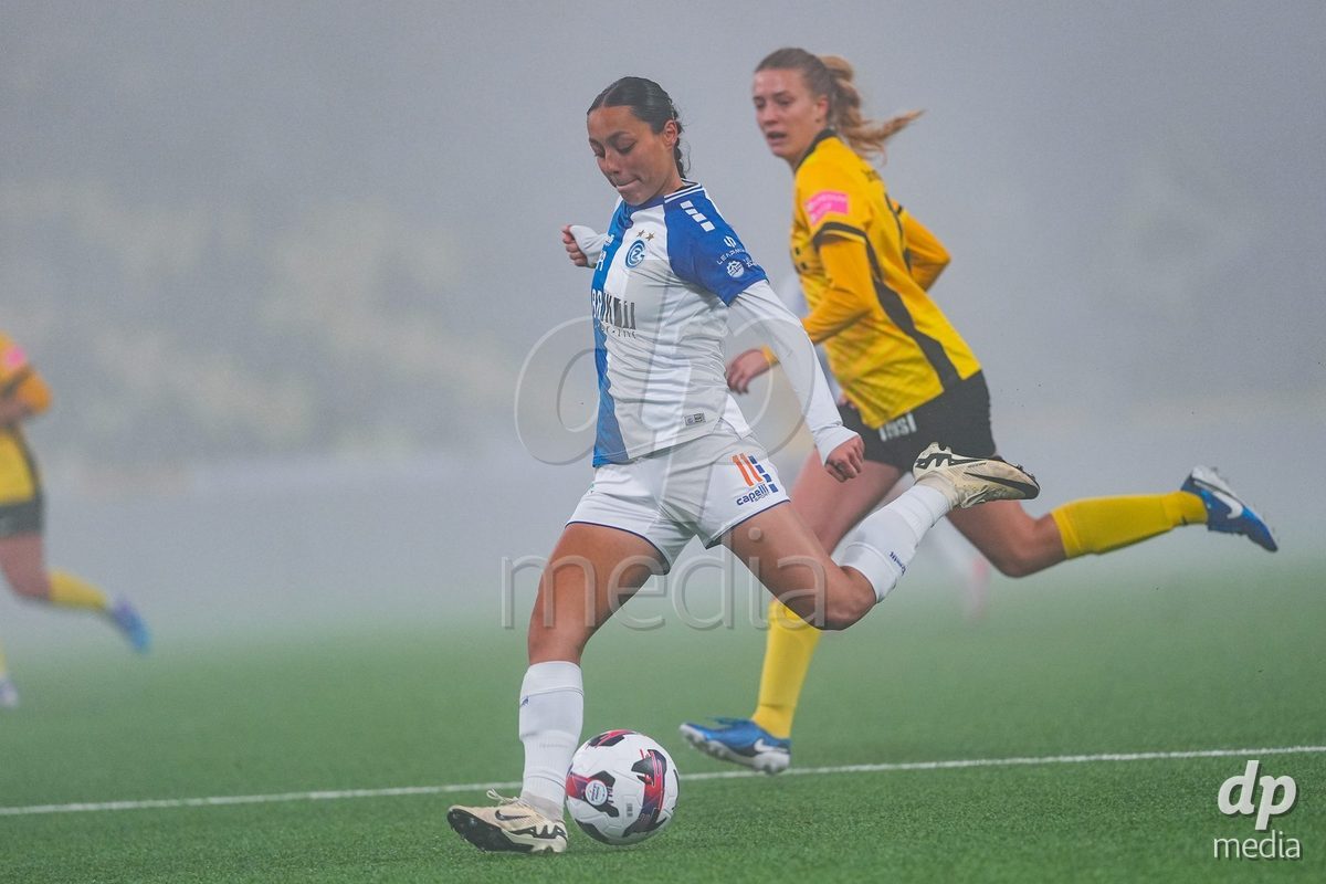Schweiz: Axa Women's Cup 2025/26, BSC YB Frauen vs GC Frauenfussball - Stadion Wankdorf, Bern: Noemie Potier (11 GC) mit dem Treffer zum 1:0