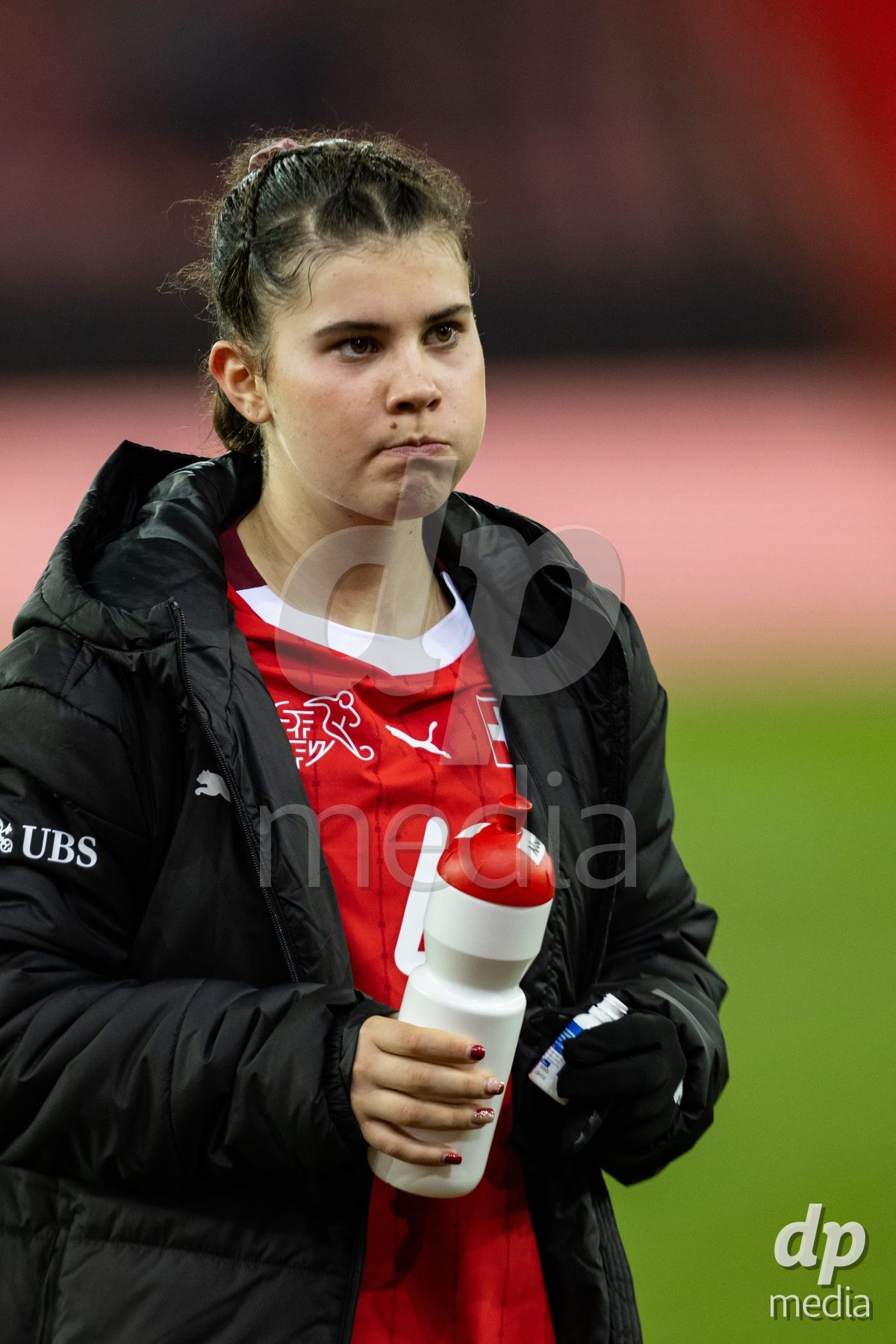 Noemi Ivelj (4 Switzerland) after the UEFA Women's Nations League game between Switzerland and Island at Stadion Letzigrund in Zurich, Switzerland.