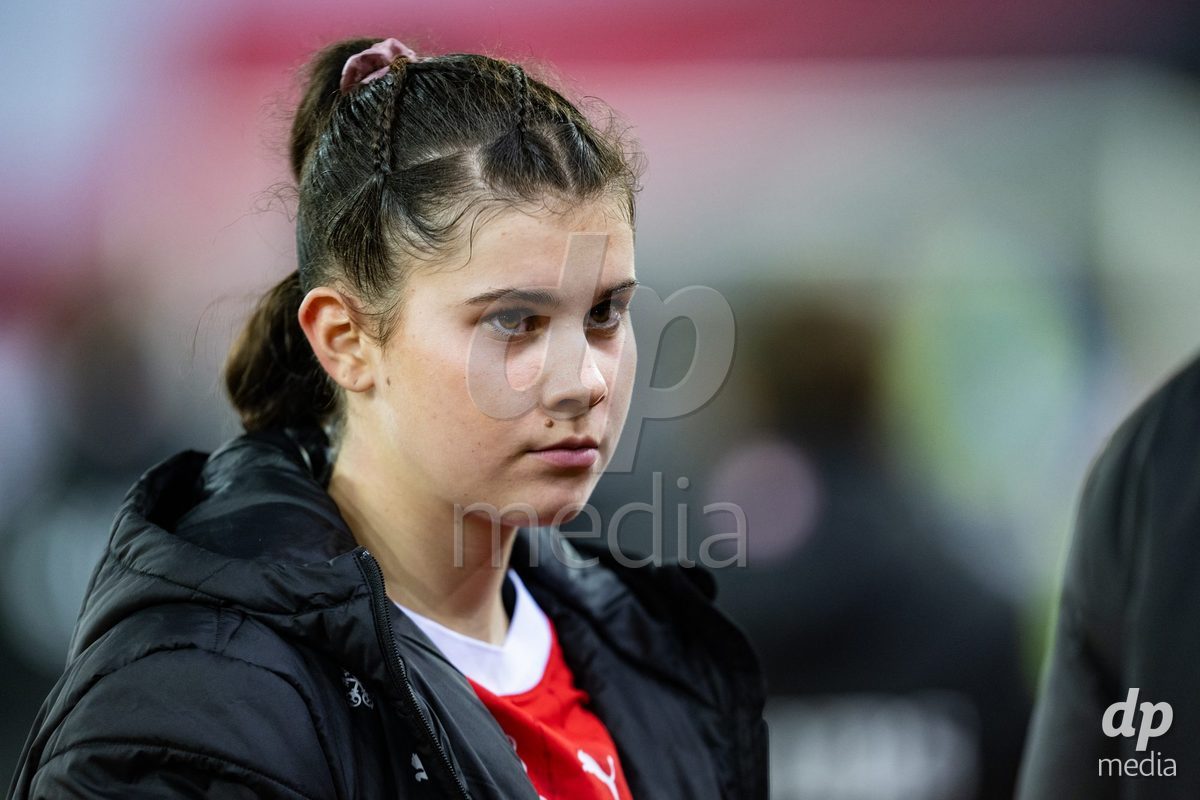 Noemi Ivelj (4 Switzerland) after the UEFA Women's Nations League game between Switzerland and Island at Stadion Letzigrund in Zurich, Switzerland.