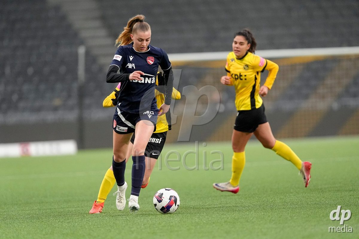 Schweiz: Axa Women's Cup 2025/26, BSC YB Frauen vs FC Thun - Stadion Wankdorf, Bern: Celine Schmid (34 Thun) in aktion