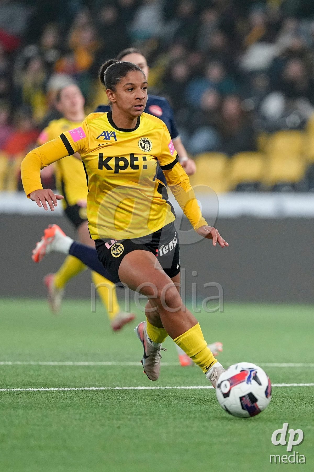Schweiz: Axa Women's Cup 2025/26, BSC YB Frauen vs FC Thun - Stadion Wankdorf, Bern: Tiffany Vonnez (20 YB Frauen) in aktion