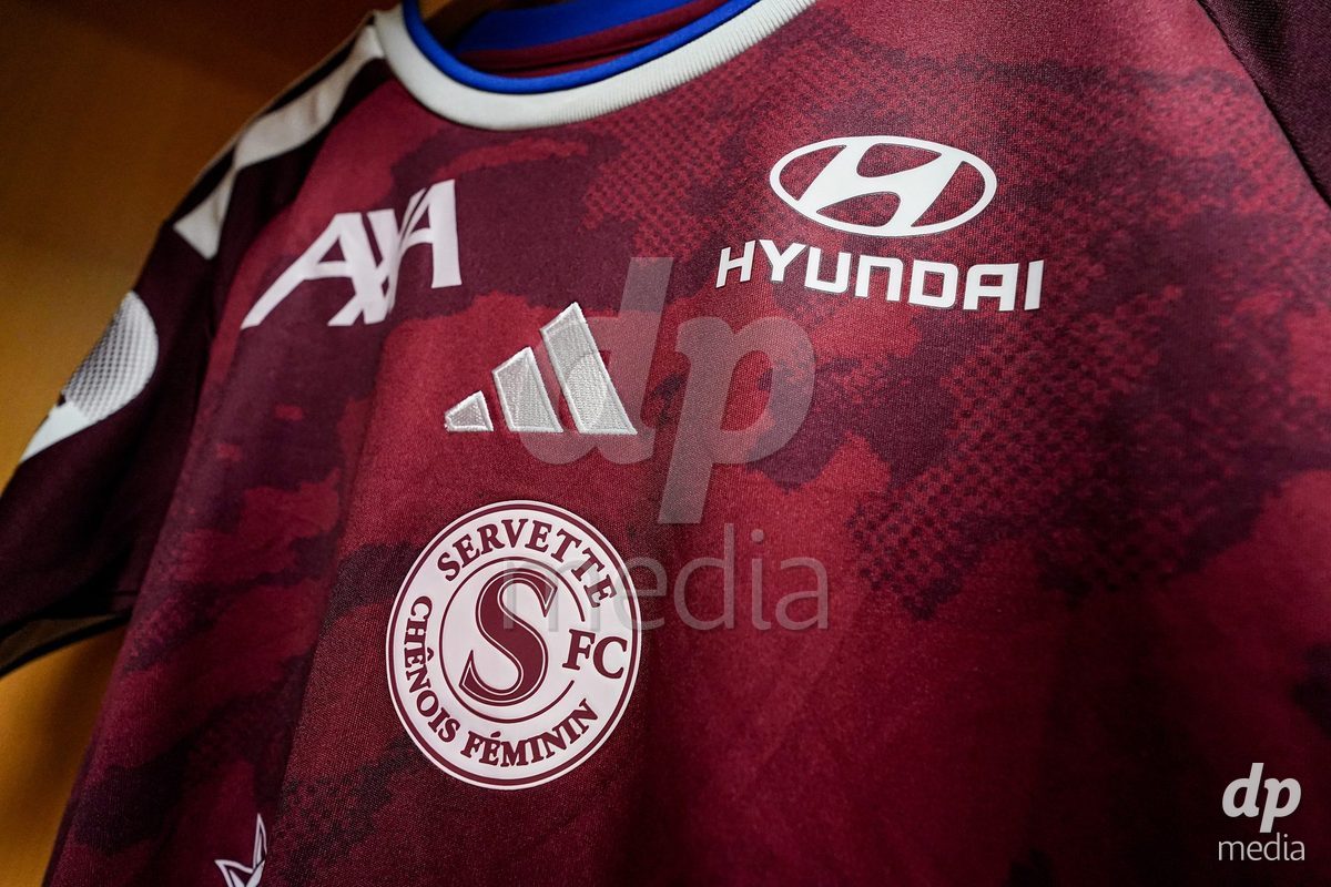 Geneva, Switzerland - September 2: General view inside the locker room of Servette prior to the UEFA Women's Champions League match between Servette FC Chenois Feminin and AC Sparta Praha at Stade de Geneve on September 2, 2026 in Geneva, Switzerland.