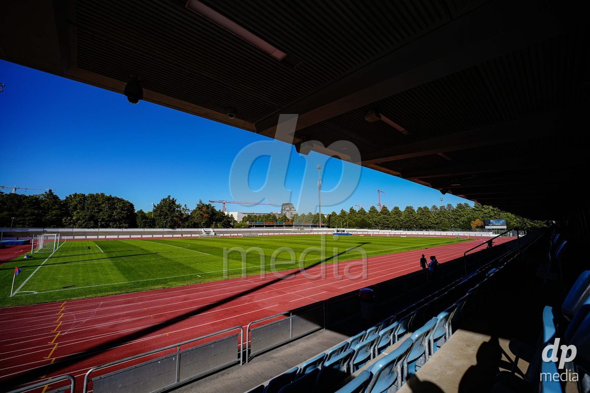 Basel, Switzerland - September 4: General view of Leichtathletikstadion prior to the AXA Women's Super League match between FC Basel 1893 and FC St. Gallen 1879 at Leichtathletikstadion on September 4, 2026 in Basel, Switzerland.