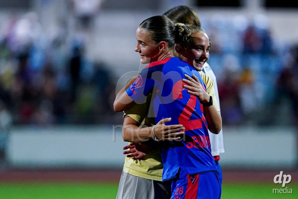 Basel, Switzerland - September 4: Players of FC Basel 1893 celebrating after winning the AXA Women's Super League match between FC Basel 1893 and FC St. Gallen 1879 at Leichtathletikstadion on September 4, 2026 in Basel, Switzerland.