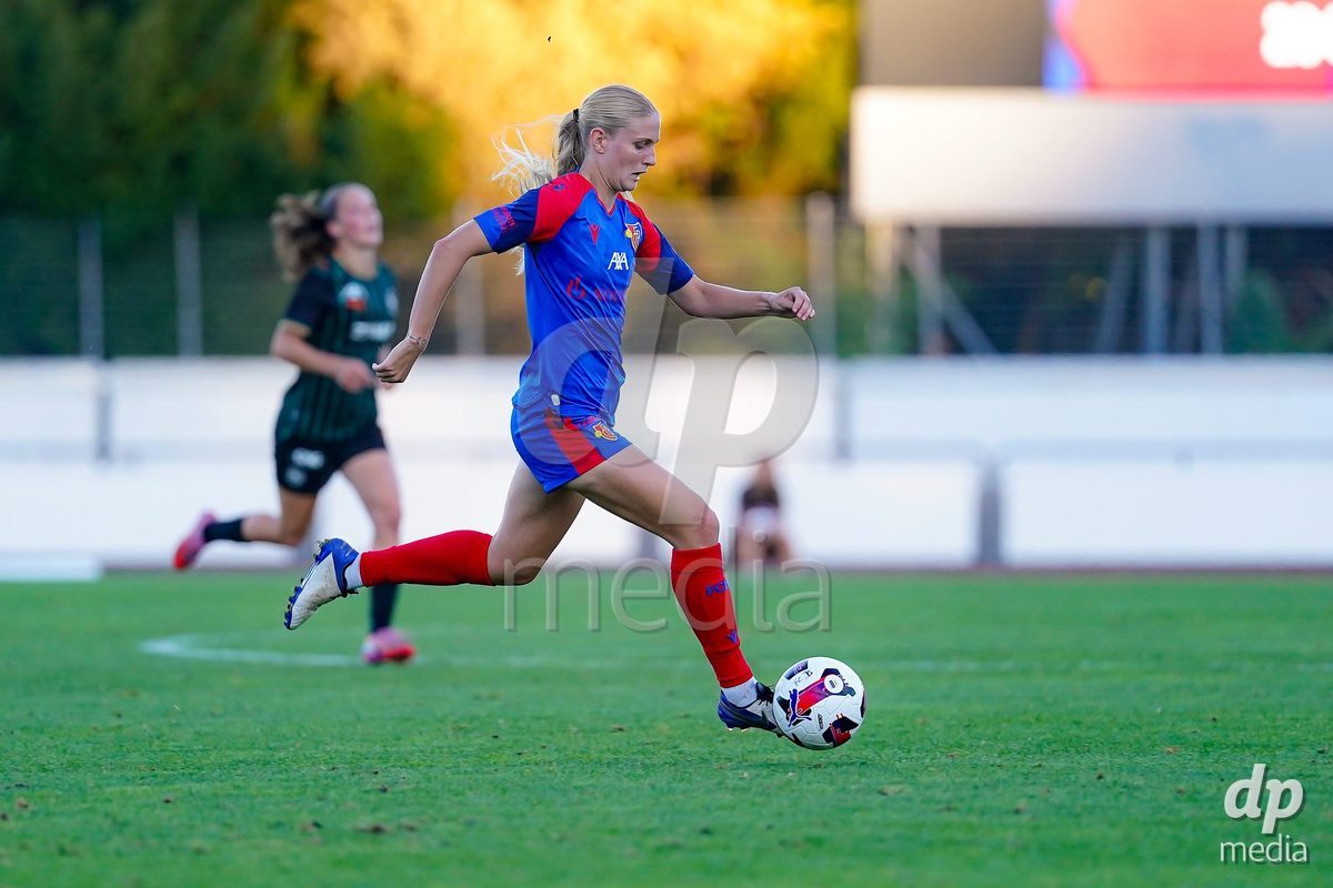 Basel, Switzerland - September 4: Jacqueline Hand of FC Basel 1893 during the AXA Women's Super League match between FC Basel 1893 and FC St. Gallen 1879 at Leichtathletikstadion on September 4, 2026 in Basel, Switzerland.